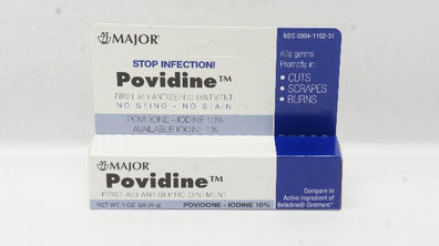 Major 100433 Povidine First Aid Antiseptic Ointment